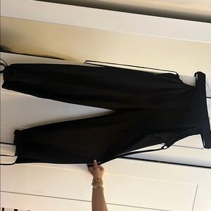 Black Women's Hip Cutout Pants
